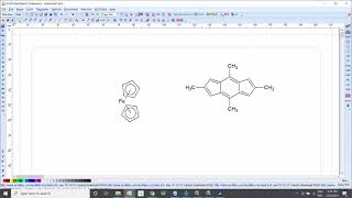 Drawing Organometallic compounds Using ACDChemsketch [upl. by Isnyl]