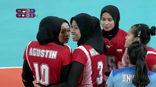 SEA Games 2019 Philippines VS Indonesia Womens Division  Volleyball [upl. by Lundin]