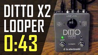 How to Use a Ditto X2 Looper Pedal [upl. by Tamis326]