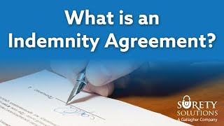 What is an Indemnity Agreement [upl. by Acus]