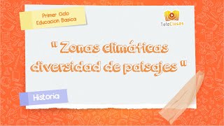 3º BÁSICOHISTORIA  Zonas climáticas  diversidad de paisajes [upl. by Punak]