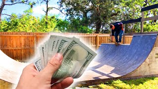 I Bought a BackYard HalfPipe [upl. by Anaujnas]