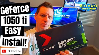 How to Install  GeForce 1050Ti  Quick and Easy [upl. by Macleod]