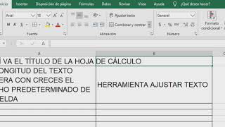 TUTORIAL DE EXCEL COMBINAR Y CENTRAR [upl. by Elatnahc]