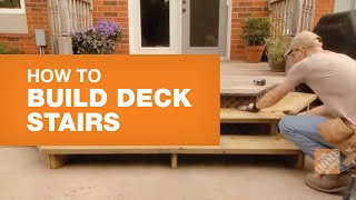 How To Build Stairs To A Deck The Easy Way [upl. by Vtehsta]