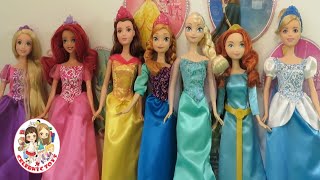 Disney Princess Party Dolls Princesses Collection [upl. by Urbain289]