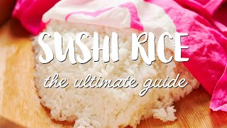 BEST Sushi Rice Recipe 寿司飯 StepByStep Guide [upl. by Gavini245]