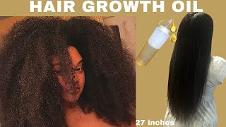 Hair Growth Oils That Helped My Hair Grow 27 Inches  DIY [upl. by Starlin]