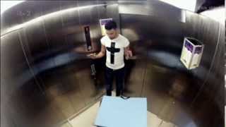 Tricked  Rylan Clark stuck in lift [upl. by Aicilic905]