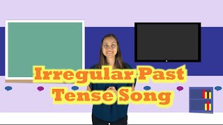 Irregular Past Tense Verbs Song  Songs for Speech Therapy and ELD [upl. by Gabel]