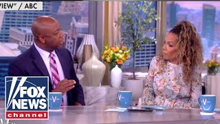 Presidential Candidate Tim Scott Booed on The View [upl. by Lechner]