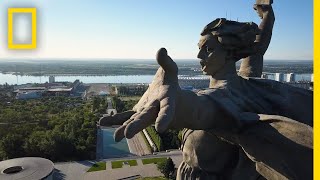 The Story Behind Europes Tallest Statue The Motherland Calls  National Geographic [upl. by Meit]