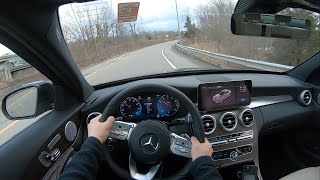 2021 Mercedes Benz C300 POV Test Drive and impressions [upl. by Eldnek476]