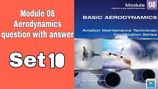 Aerodynamics Question Bank Part 10  Module 08 EASA DGCA CAA exam question [upl. by Ilrebmik]