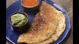 Instant Oats Dosa  Sanjeev Kapoor Khazana [upl. by Dar]