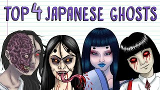 TOP 4 SCARY JAPANESE GHOSTS HANAKOSAN NUREONNA OIWA YUKIONNA  Draw My Life [upl. by Debarath880]