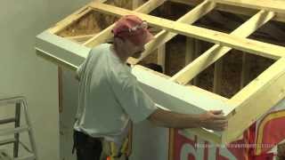 How To Build A Shed  Part 4 Installing Sheet Metal Roof [upl. by Nahtanoj527]