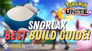 Snorlax BEST Build Guide The Ultimate Defender  Pokémon Unite [upl. by Carlie]