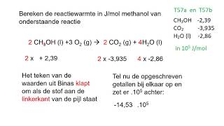 Reactiewarmte berekenen kort [upl. by Borer]