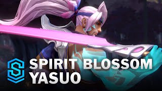 Spirit Blossom Yasuo Wild Rift Skin Spotlight [upl. by Mayhew]