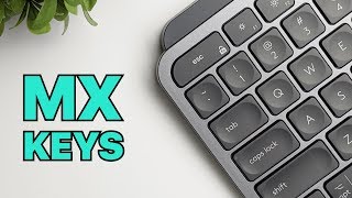 Logitech MX Keys Keyboard Review [upl. by Rainger823]