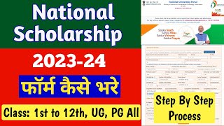 National Scholarship 202324 Form Kaise Bhare  How to Apply Online NSP Scholarship 2023  Nsp 2024 [upl. by Camel630]