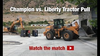 Champion Safe vs Liberty Safe Tractor Pull [upl. by Laing]