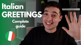 Complete Guide To Italian Greetings Formal and Informal  Learn Italian For Beginners 🇮🇹 [upl. by Sairu]