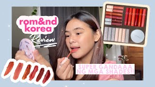 ROMampND LIPSTICKS  LIP TINTS REVIEW  Camille Neri [upl. by Ailati554]