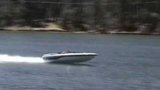 HALLETT BOATS 240 MODEL RUN WITH DRIVER ALEXI SAHAGIAN [upl. by Mariska]