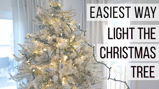 How to Light Your Christmas Tree the EASY WAY [upl. by Wilfrid]