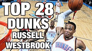 Russell Westbrook TOP 28 Dunks To Celebrate His 28th Birthday [upl. by Mikel449]