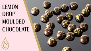 Lemon Drop Moulded Chocolates Full Recipe  Kirsten Tibballs [upl. by Nirak686]