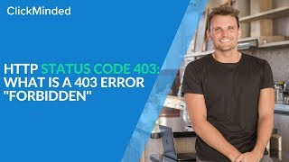 HTTP Status Code 403 What Is a 403 Error quotForbiddenquot Response Code [upl. by Naoh]