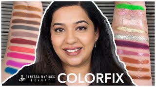 Danessa Myricks Colorfix Swatches  20 new shades  Indian Skintone [upl. by Jabe]