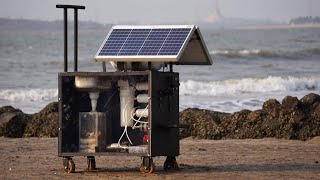 Solar Seawater Desalinator amp Water Purifier Machine  Seawater to Drinking Water [upl. by Tolkan]