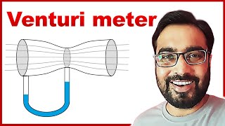 🔴 VENTURI METER  Measuring the Speed of Fluid  for Class 11 in HINDI [upl. by Nmutua883]