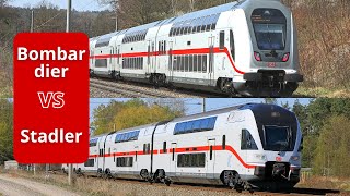 Stadler KISS IC2 VS Bombardier Twindexx IC2  was unterscheidet sie [upl. by Thomasin]