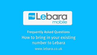 Lebara PAC code  How to switch to Lebara Mobile amp keep my number [upl. by Werby]