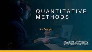 Quantitative Methods An Example [upl. by Tor]