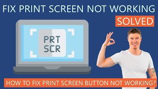 How to Fix Print Screen Not Working on Windows 10 [upl. by Ynitsed]