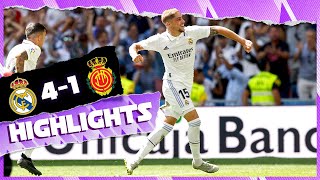 Real Madrid 41 Mallorca  HIGHLIGHTS  LaLiga 202223 [upl. by Neerahs]