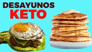 🍳5 DESAYUNOS KETO EN 10 MINUTOS QUE NO SON HUEVO CON JAMÓN  DESAYUNOS FÁCILES Y RÁPIDOS [upl. by Norreht196]