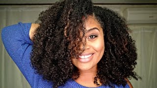 BEST Natural Looking WEAVE Kinky Curly Extensions from HerGivenHair [upl. by Oicneserc737]