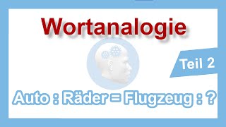 Wortanalogie im Einstellungstest  Übungsaufgaben mit Lösung und Herangehensweise [upl. by Klapp455]