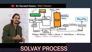 Solvay Process  Na2CO3  NaHCO3  Production of Soda AshWashing SodaBaking soda  MSA Taleem [upl. by Suivatco]