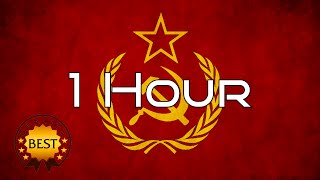 National Anthem  Soviet Union  Instrumental 1 Hour Best Quality [upl. by Dutch237]