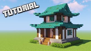 How To Build A Japanese Lords House  Minecraft Tutorial [upl. by Zetnahs469]