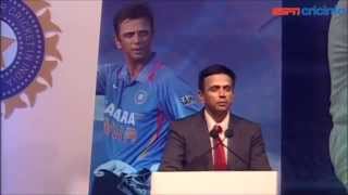 Rahul Dravid felicitation speech  ESPNcricinfo [upl. by Janey]