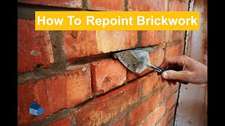 How To Repoint Old Brickwork  The Easy Way With No Experience [upl. by Michale]